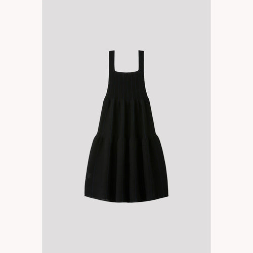 TC CASCADES SLEEVELESS MINI DRESS -BLACK/NAVY-