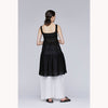 TC CASCADES SLEEVELESS MINI DRESS -BLACK/NAVY-