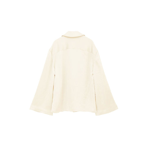 TAILORED SATIN SHIRT