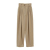 WIDE BELT TUCK PANTS