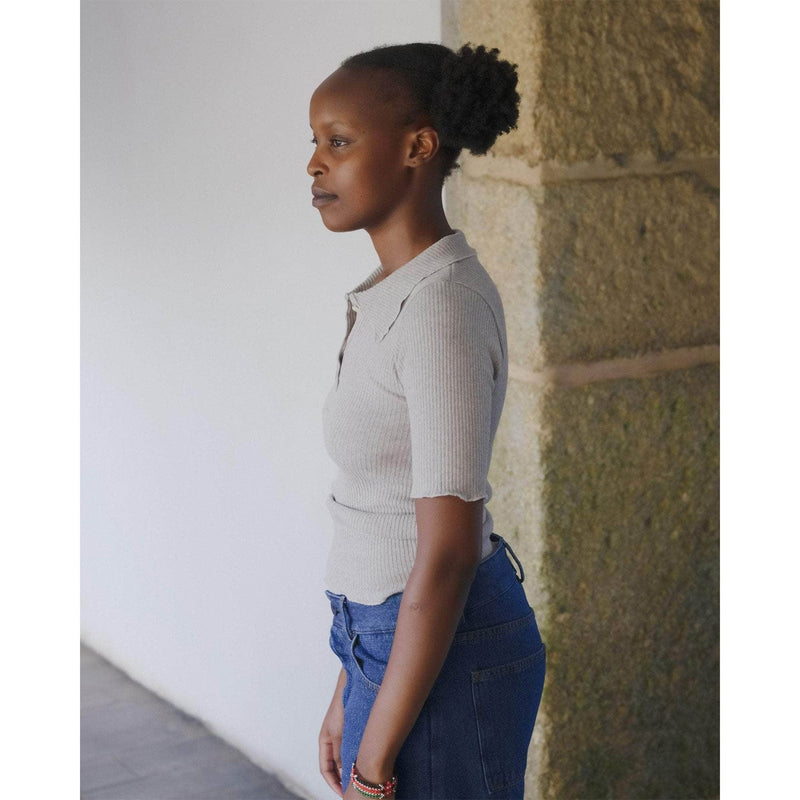 DUAL POLO-GREY MELANGE-