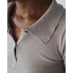 DUAL POLO-GREY MELANGE-