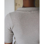 DUAL POLO-GREY MELANGE-