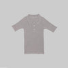 DUAL POLO-GREY MELANGE-