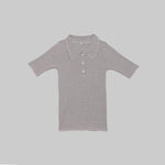 DUAL POLO-GREY MELANGE-