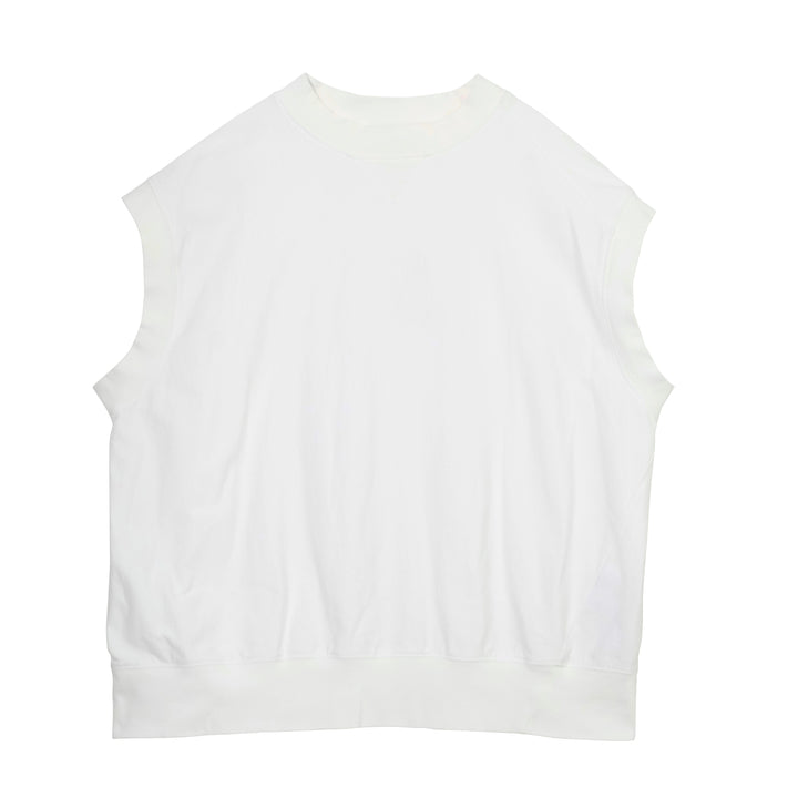 HED MAYNER ヘドメイナー 25SS イタリア製 SLEEVELESS T-SHIRT Vガゼット オーバーサイズノースリーブTシャツ HMMA70013T HA082A S WHITE 定価75,900円 トップス【新古品】【中古】【HED MAYNER】 HED MAYNER | ヘドメイナー | 正規取扱 | 公式通販 THEMARKET