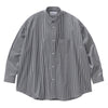 HIGH COUNT REGULAR COLLAR ROUND CUT OVERSIZED SHIRT