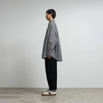 HIGH COUNT REGULAR COLLAR ROUND CUT OVERSIZED SHIRT