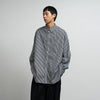 HIGH COUNT REGULAR COLLAR ROUND CUT OVERSIZED SHIRT