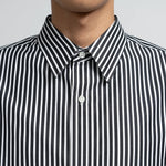 HIGH COUNT REGULAR COLLAR ROUND CUT OVERSIZED SHIRT
