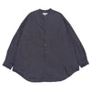 OXFORD L/S OVERSIZED BAND COLLAR SHIRT