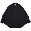 OXFORD L/S OVERSIZED BAND COLLAR SHIRT