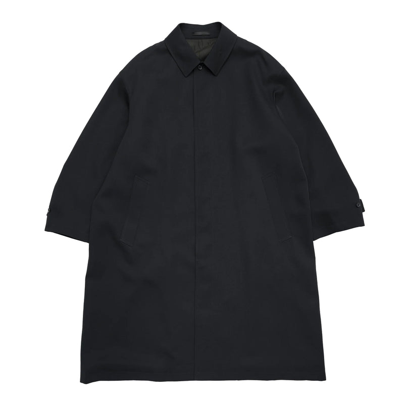 SCALE OFF WOOL BALMACAAN COAT