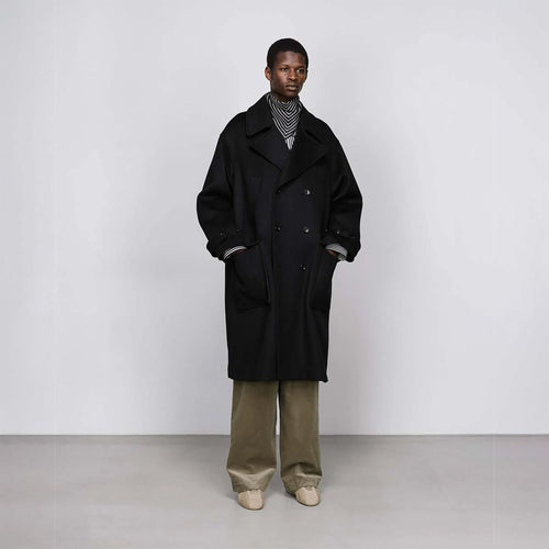 LIGHT MELTON PEA COAT