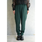 STRETCH TAPERED PANTS-CHACOAL-