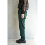 STRETCH TAPERED PANTS-CHACOAL-