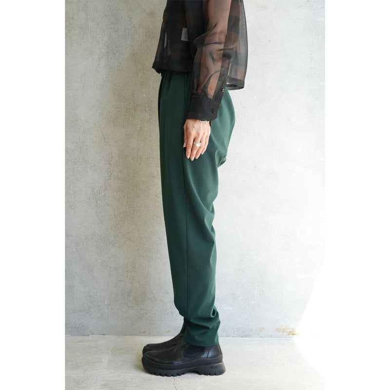 STRETCH TAPERED PANTS-CHACOAL-