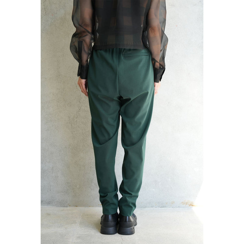 STRETCH TAPERED PANTS-CHACOAL-