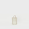 assemble hand bag tall S -BEIGE-