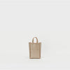 assemble hand bag tall S -BEIGE-