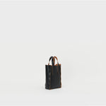 assemble hand bag tall S -BEIGE-