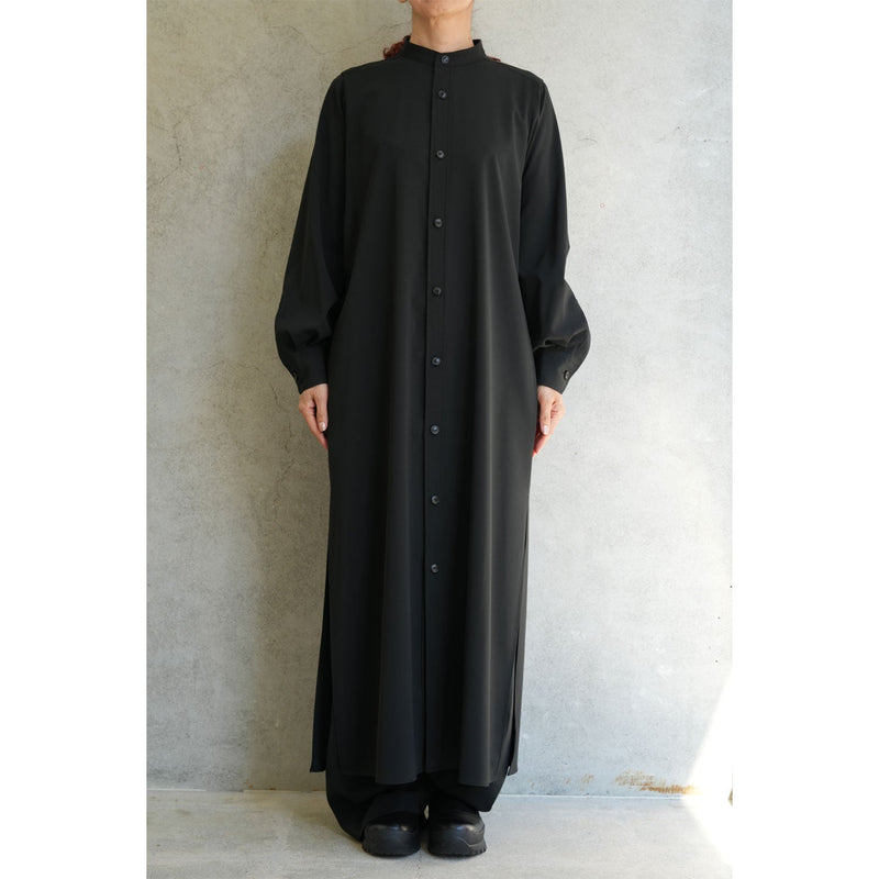 MAXI SHIRT DRESS-GREEN-