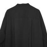 MAXI SHIRT DRESS-BLACK-