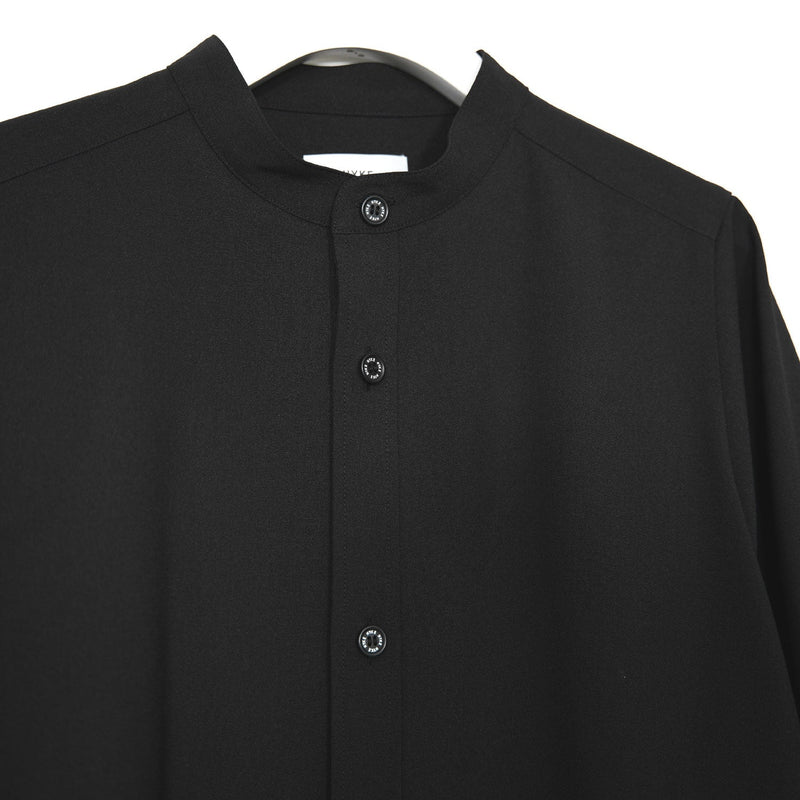 MAXI SHIRT DRESS-BLACK-