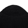 RIBBED KNIT WOOL BEANIE