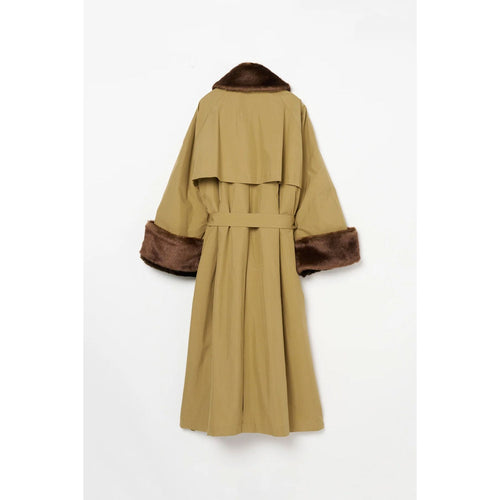 Cotton / Polyester Balmacaan Fur Liner