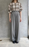 VIYELLA WIDE LEG PANTS-LIGHT PURPLE-