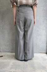 VIYELLA WIDE LEG PANTS-LIGHT PURPLE-
