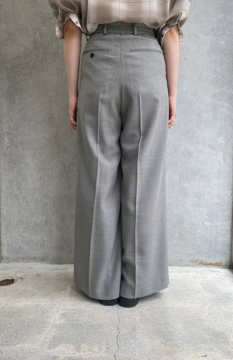 VIYELLA WIDE LEG PANTS-LIGHT PURPLE-