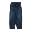 SELVAGE DENIM TWO TUCK TAPERED PANTS