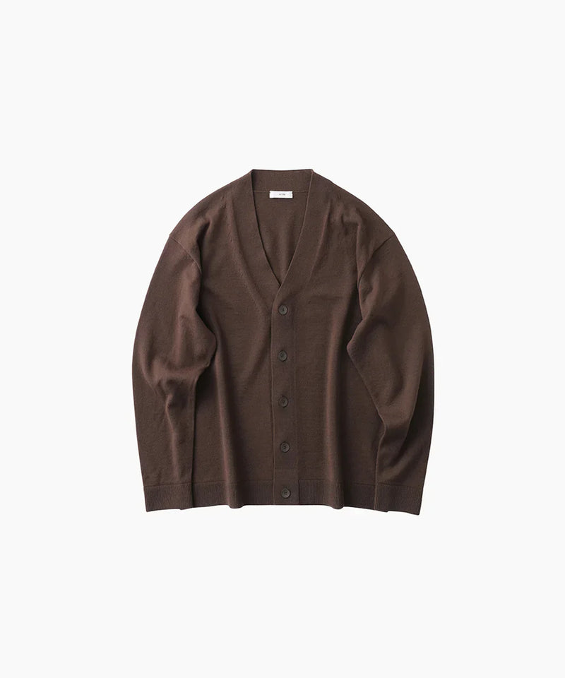 NATURAL DYE WOOL OVERSIZED CARDIGAN