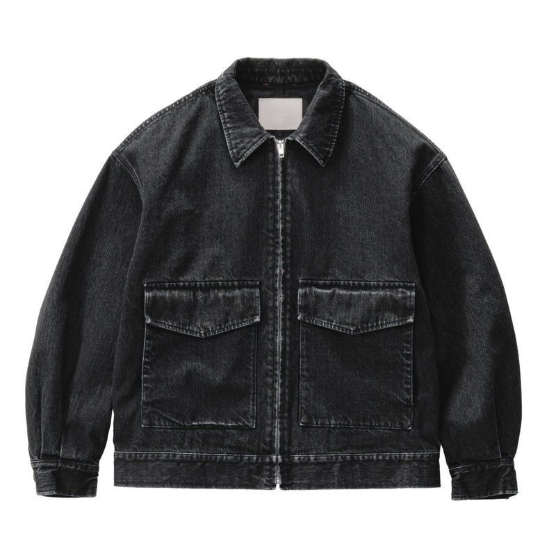 SELVAGE DENIM ZIP JACKET