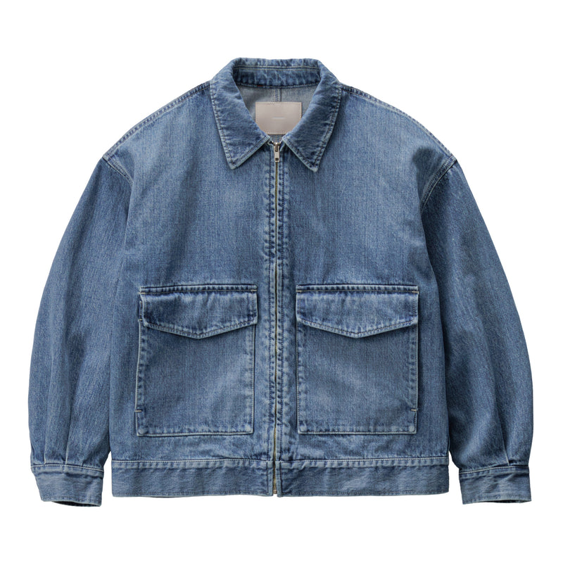 SELVAGE DENIM ZIP JACKET