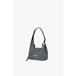 KYOTO METALLIC WRAP BAG SMALL-HOLOGRAM×GRAY-