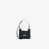 WRAP BAG SMALL-BLACK×IVORY-