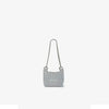 KYOTO METALLIC WRAP BAG MINI(CHAIN)-HOLOGRAM×GRAY-