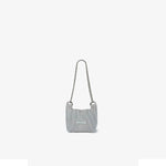 KYOTO METALLIC WRAP BAG MINI(CHAIN)-HOLOGRAM×GRAY-