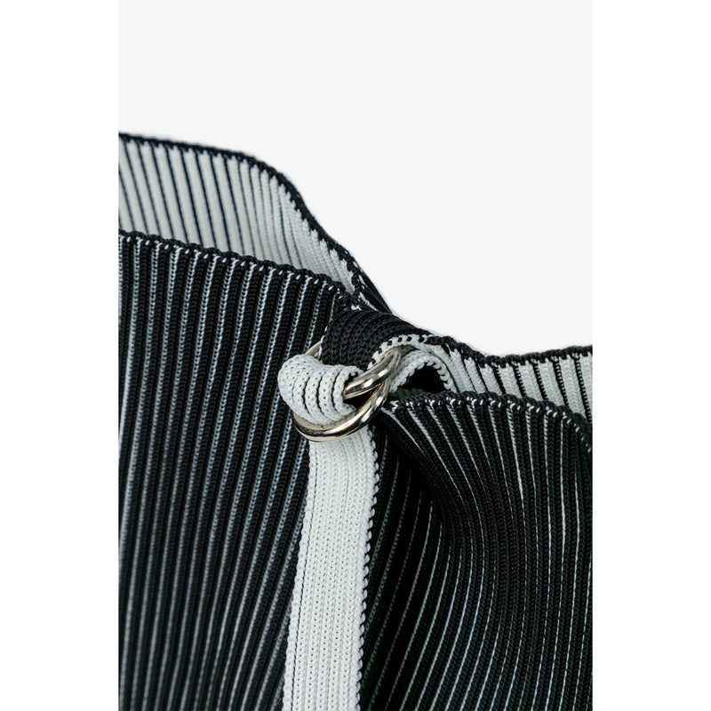 ARC TOTE LARGE-BLACK×IVORY-
