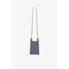 KYOTO METALLIC MARKET BAG MINI(CHAIN)-DARK SILVER×BLACK-