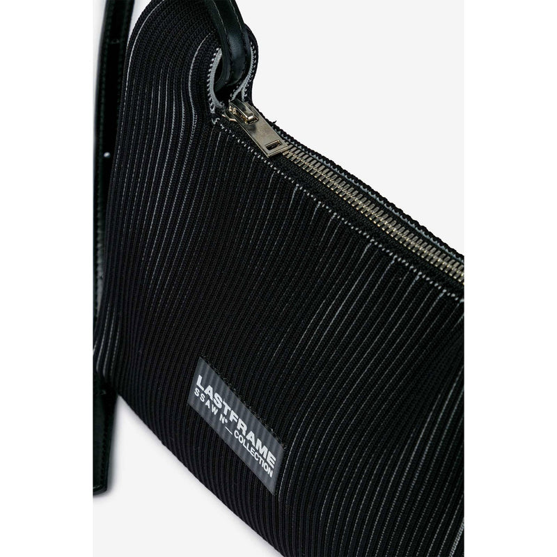 WRAP BAG SMALL-BLACK×IVORY-