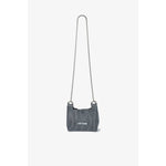 KYOTO METALLIC WRAP BAG MINI(CHAIN)-HOLOGRAM×GRAY-