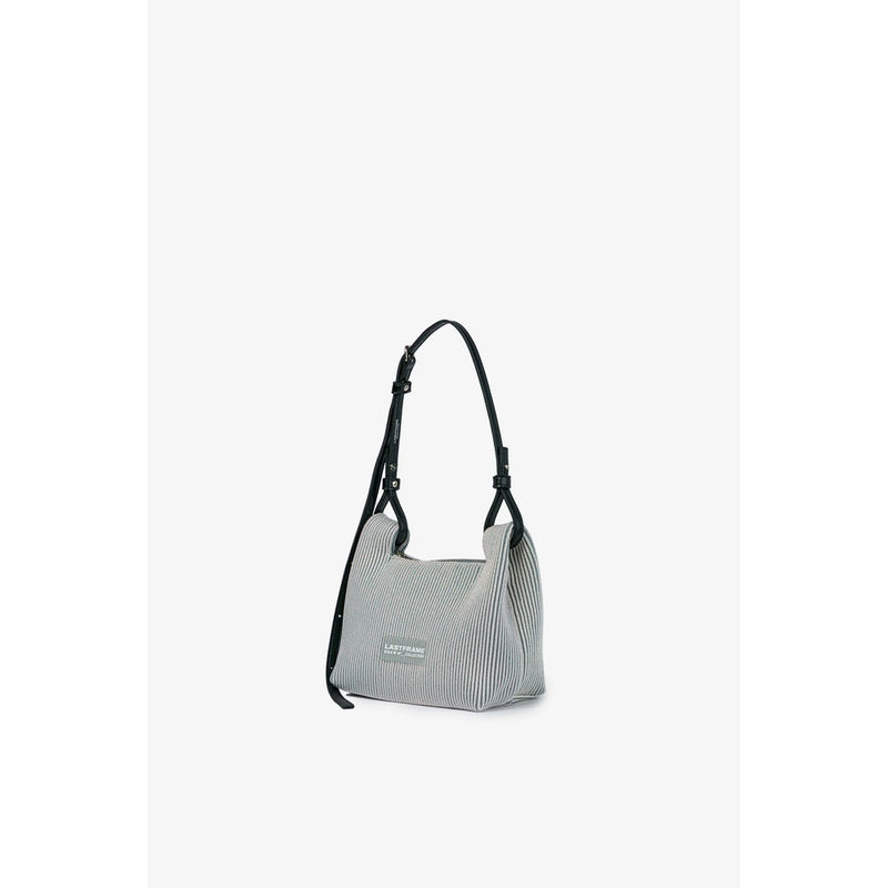 KYOTO METALLIC WRAP BAG SMALL-HOLOGRAM×GRAY-