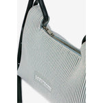 KYOTO METALLIC WRAP BAG SMALL-HOLOGRAM×GRAY-