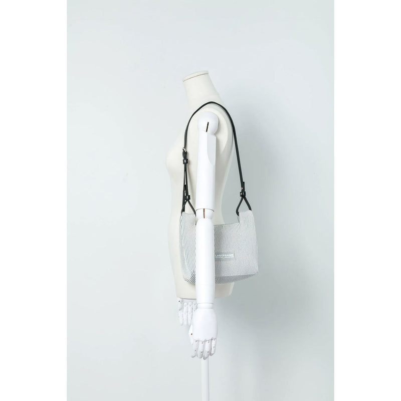 KYOTO METALLIC WRAP BAG SMALL-HOLOGRAM×GRAY-