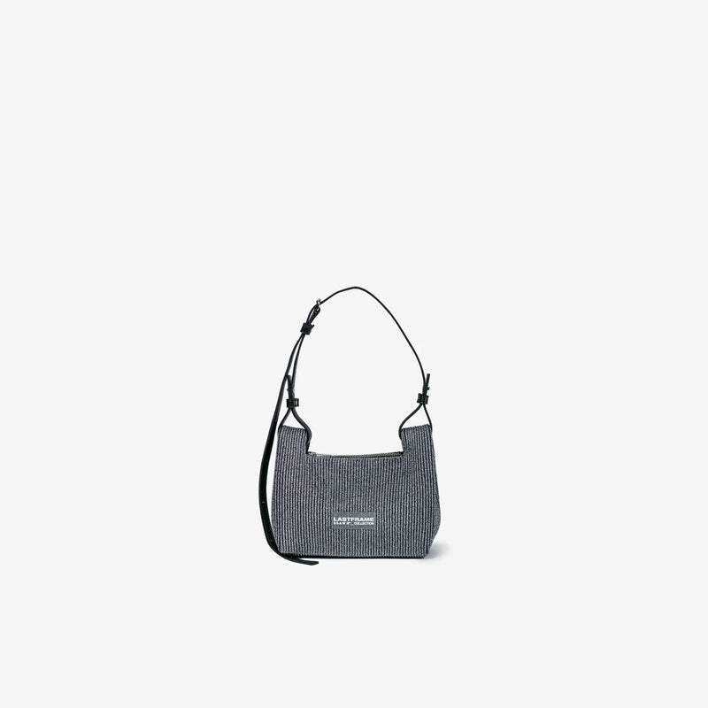 KYOTO METALLIC WRAP BAG SMALL-HOLOGRAM×GRAY-