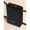 Black leather Museo nano bag with embroidered Marni symbol